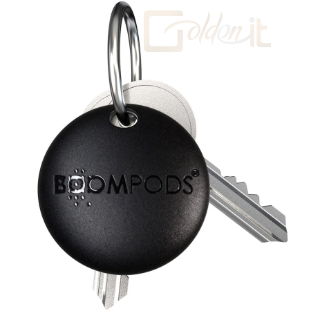 Okostelefon kiegészítő Boompods Boomtag Bluetooth Tracker Black - TAGBLK