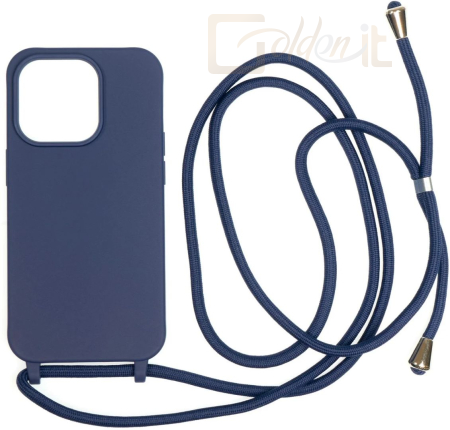Okostelefon kiegészítő Mobile Origin Lanyard Case iPhone 14 Pro Blue - LYC-S-BLU-14PRO