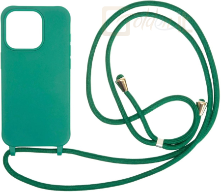 Okostelefon kiegészítő Mobile Origin Lanyard Case iPhone 15 Pro Dark Green - LYC-S-GRN-15PRO