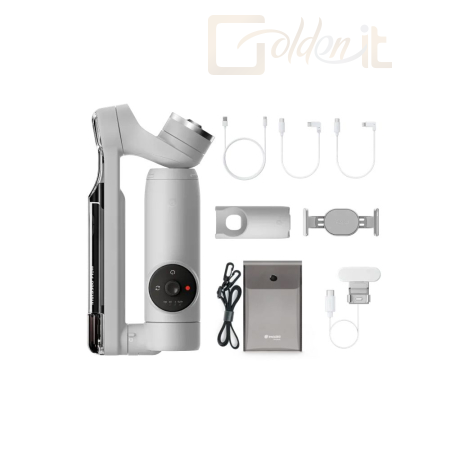 Okostelefon kiegészítő Insta360 Flow Creator Kit Smartphone Gimbal Stabilizer Stone Grey - CINSABBA/CG