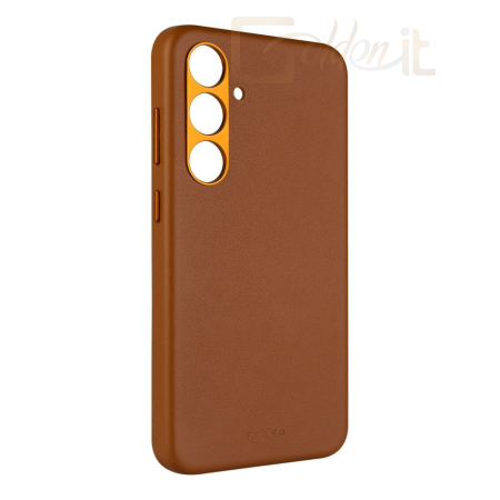 Okostelefon kiegészítő FIXED MagLeather for Samsung Galaxy S24 Brown - FIXLM-1256-BRW