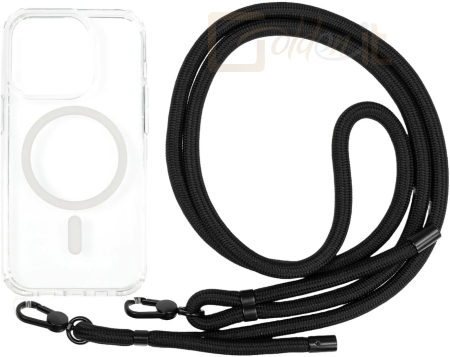 Okostelefon kiegészítő Mobile Origin Lanyard MagSafe Case iPhone 14 Pro Clear - LYC-S-CLR-MS-14PRO