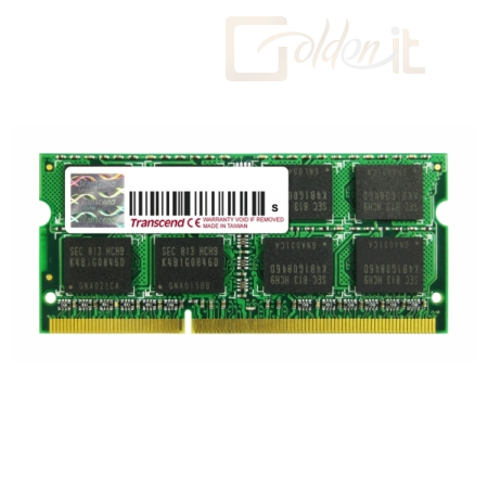 RAM - Notebook Transcend 4GB DDR3 1066MHz SODIMM - TS512MSK64V1N