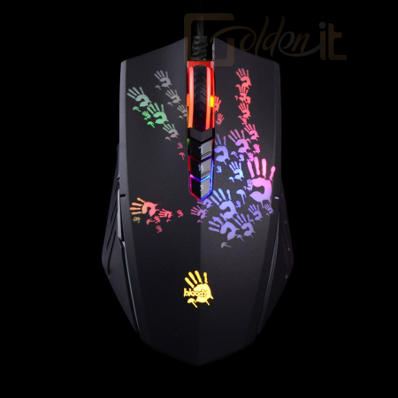 Egér A4-Tech Bloody A60 Light Strike RGB Gaming Mouse Black - A4TMYS46161