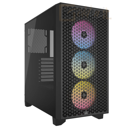 Ház Corsair 3000D RGB Airflow Tempered Glass Black - CC-9011255-WW