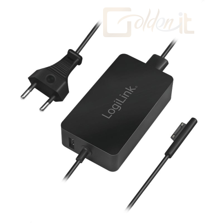 Notebook kiegészitők Logilink PA0197 Surface Laptop Charger Black - PA0197