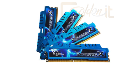 RAM G.SKILL 32GB DDR3 1600MHz Kit(4x8GB) RipjawsX Blue - F3-1600C9Q-32GXM