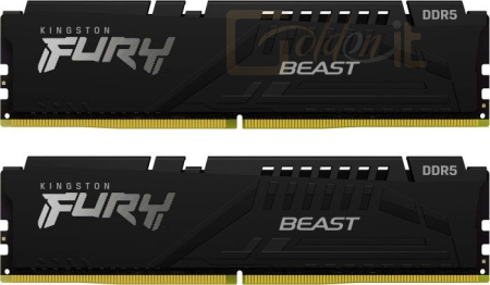 RAM Kingston 64GB DDR5 6400MHz Kit(2x32GB) Fury Beast XMP Black - KF564C32BBK2-64