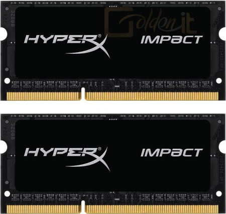 RAM - Notebook Kingston 16GB DDR3L 1866MHz Kit(2x8GB) SODIMM Kingston Fury Impact Black - KF318LS11IBK2/16