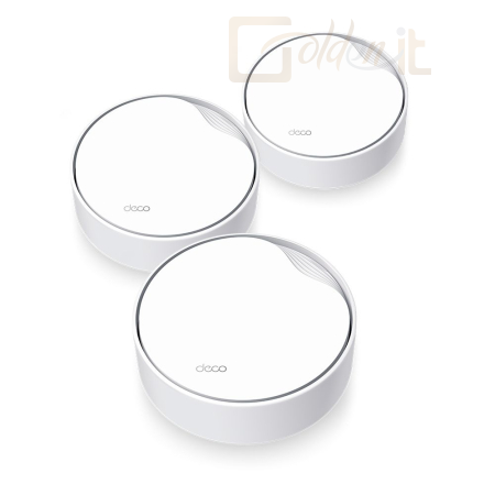 Hálózati eszközök TP-Link Deco X50-PoE AX3000 Whole Home Mesh WiFi 6 System PoE (3 Pack) White - DECO X50-POE(3-PACK)