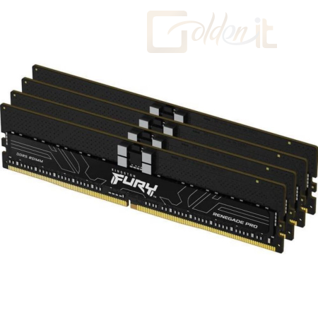 RAM Kingston 128GB DDR5 5600MHz Kit(4x32GB) Fury Renegade Pro Black - KF556R36RBK4-128