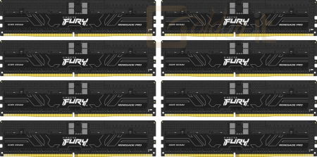 RAM Kingston 256GB DDR5 6000MHz Kit(8x32GB) Fury Renegade Pro Black - KF560R32RBEK8-256