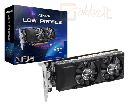 Videókártya ASRock Intel Arc A310 Low Profile 4GB - 90-G4NZZ-00UANF