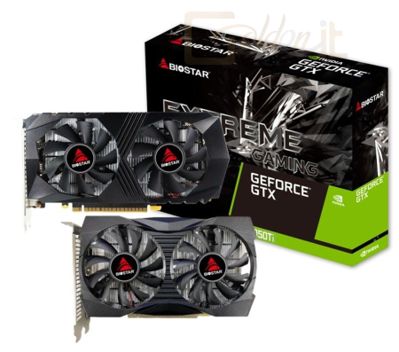 Videókártya Biostar GeForce GTX1050 Ti 4GB DDR5 - VN1055TF41