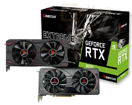 Videókártya Biostar GeForce RTX3070 8GB DDR6 - VN3706RM82