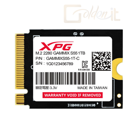 Winchester SSD A-Data 1TB M.2 2280 XPG Gammix S55 - SGAMMIXS55-1T-C