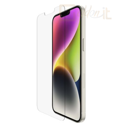 Okostelefon kiegészítő Belkin UltraGlass Treated Screen Protector for iPhone 14 / iPhone 13 / iPhone 13 Pro - OVA078ZZ