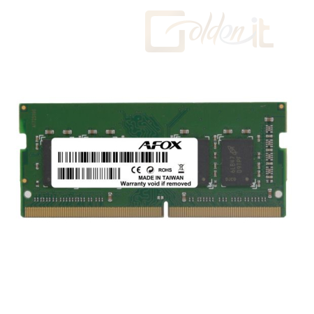 RAM - Notebook AFOX 4GB DDR3 1333MHz SODIMM - AFSD34AN1P