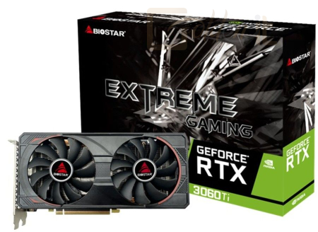 Videókártya Biostar GeForce RTX3060 Ti 8GB DDR6 - N3606TM82