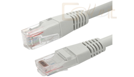 Kábel - VCOM kábel UTP CAT6 patch 10m, szürke