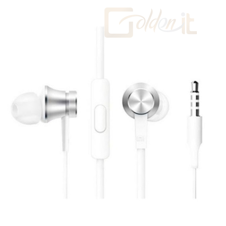 Xiaomi Mi In-Ear Headphones Basic mikrofonos fülhallgató, ezüst