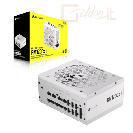 Táp Corsair 1200W 80+ Gold RM1200x RMx Shift White - CP-9020276-EU