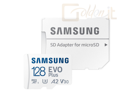 USB Ram Drive Samsung 128GB microSDXC EVO Plus Class10 U3 A2 V30 + adapterrel - MB-MC128SA/EU
