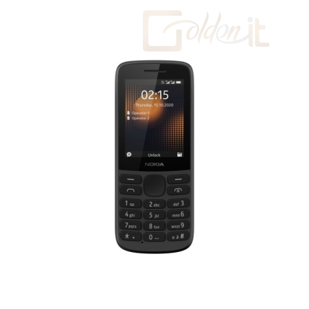 Mobil készülékek Nokia 215 4G Dual SIM Black - 1GF026CPA2L06