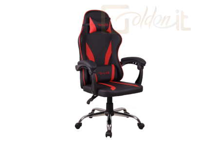 Gamer szék The G-Lab K-Seat Neon Gaming Chair Black/Red - KS-NEON-RED