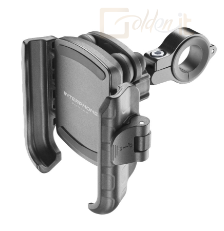 Okostelefon kiegészítő FIXED Universal holder for Interphone Crab mobile phones with handlebar mount Black - SMCRAB24PRO