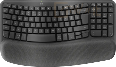 Billentyűzet Logitech Wave Keys Graphite US - 920-012304