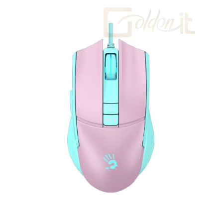 Egér A4-Tech Bloody L65 Max RGB Gaming mouse Sky Pink - L65 MAX PK