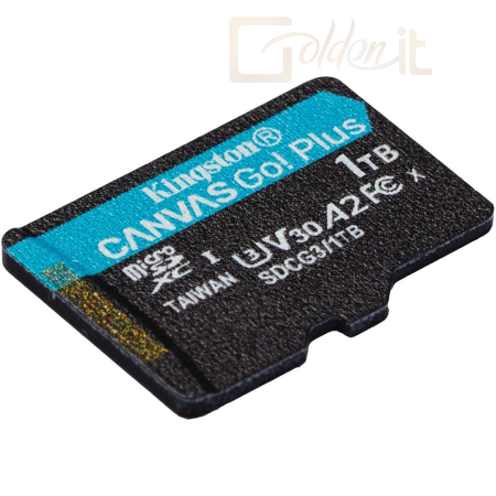 USB Ram Drive Kingston 1TB microSDXC Canvas Go! Plus Class 10 170R A2 U3 V30 adapter nélkül - SDCG3/1TBSP
