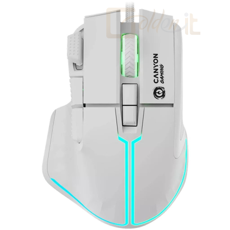 Egér Canyon GM-636 Fortnax Gaming Mouse White - CND-SGM636W