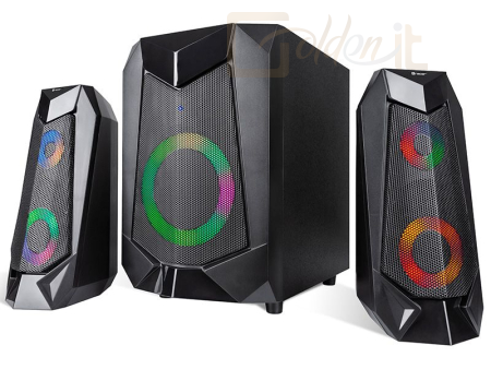 Hangfal Tracer 2.1 Hi-Cube RGB Flow Bluetooth Speaker Black - TRAGLO46497