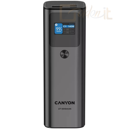 Powerbank vésztöltők Canyon CNE-CPB2010DG 27000mAh PowerBank Dark Gray - CNE-CPB2010DG