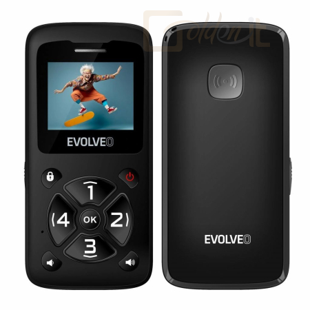 Mobil készülékek Evolveo EasyPhone ID EP-400 Black - SGM EP-400-IDB