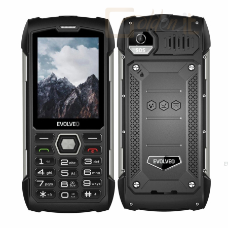 Mobil készülékek Evolveo Strongphone H1 DualSIM Black/Silver - SGM SGP-H1-BS