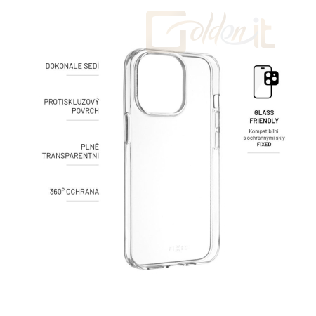 Okostelefon kiegészítő FIXED TPU Gel Case for Xiaomi Redmi Note 12, clear - FIXTCC-955