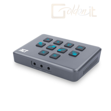 Digitalizáló tábla ACT AC7610 Dual HDMI input USB-C Video Switcher for capturing and live streaming - AC7610