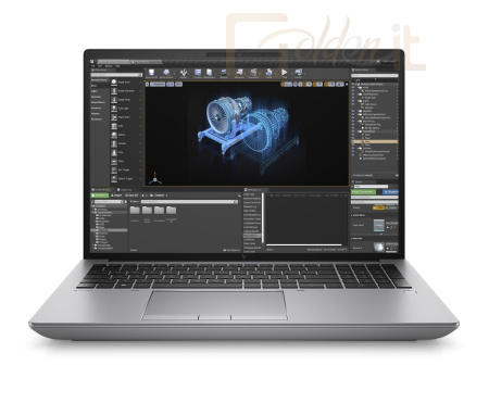 Notebook HP ZBook Fury 16 G11 Mobile Workstation Silver - 62X84EA#AKC