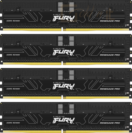 RAM Kingston 64GB DDR5 5600MHz Kit(4x16GB) Fury Renegade Pro Black - KF556R28RBEK4-64