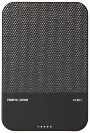 Powerbank vésztöltők Native Union (Re)Classic Magnetic 5000mAh Power Bank Black - PB-5KMS-BLK