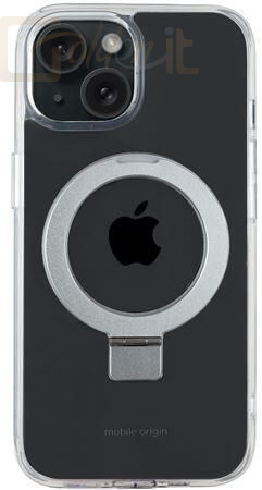 Okostelefon kiegészítő Mobile Origin RingMag Case for iPhone 15 Clear - RMC-I15-CLR