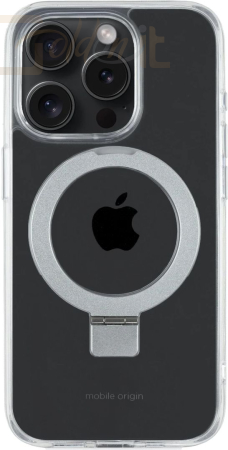 Okostelefon kiegészítő Mobile Origin RingMag Case for iPhone 15 Pro Clear - RMC-I15PRO-CLR