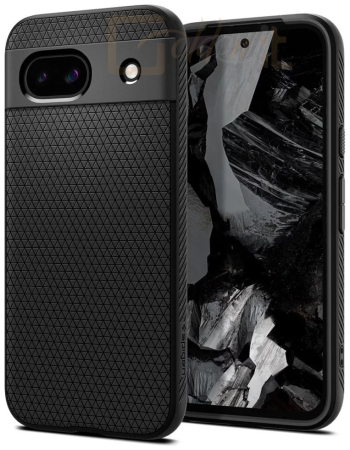 Okostelefon kiegészítő Spigen Liquid Air for Google Pixel 8a Matte Black - ACS07257