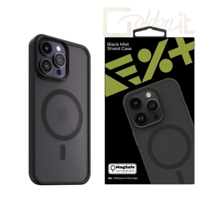 Okostelefon kiegészítő Next One iPhone 14 Pro Max MagSafe Black Mist - IPH-14PROMAX-MAGSF-MISTCASE-BLK