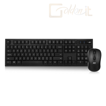 Billentyűzet ACT AC5700 Wireless Keyboard Combo Black US - AC5700