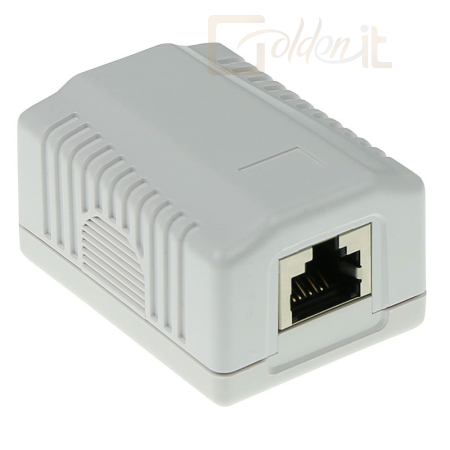 Hálózati eszközök ACT Surface mounted box shielded 1 ports CAT6A Grey - FA7005