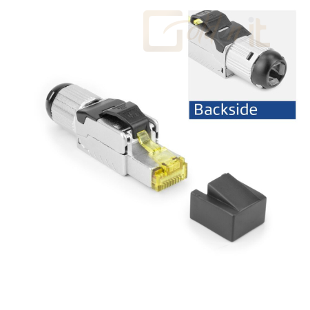 Hálózati eszközök ACT Field termination plug RJ45 CAT6A shielded, toolless, 4PPoE 100W - TD168F